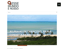 Tablet Screenshot of essemundoenosso.com.br